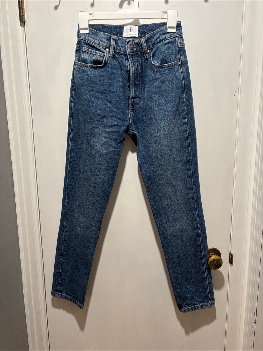ANINE BING high rise skinny jeans size 24